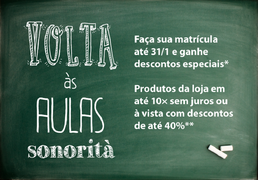 Volta às Aulas Sonorità